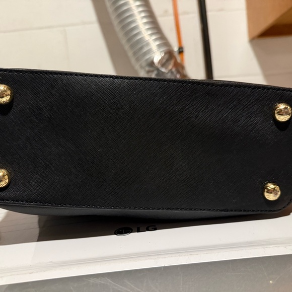 Michael Kors Black Tote with Gold Accents - Picture 2 of 5